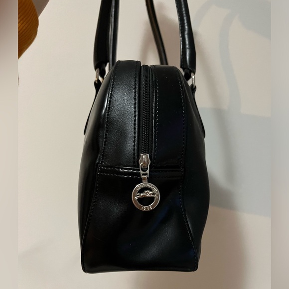 Longchamp Roseau black leather shoulder bag - Picture 3 of 9